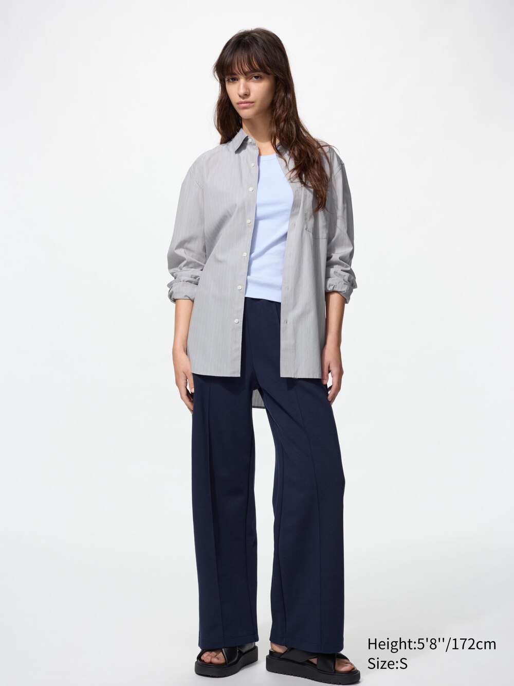 Uniqlo Broadcloth Shirt | Striped — фото 4