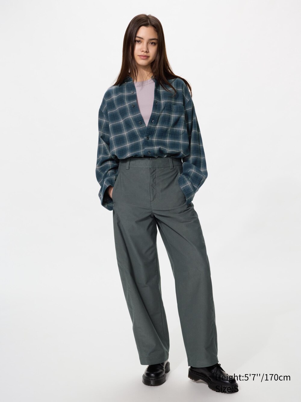 Рубашки Uniqlo Flannel Shirt Ombre Check — фото 5