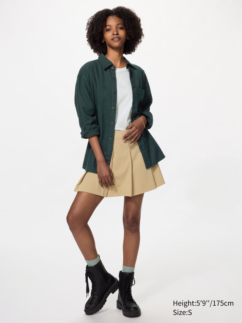 Рубашки Uniqlo Flannel Shirt Heather — фото 4
