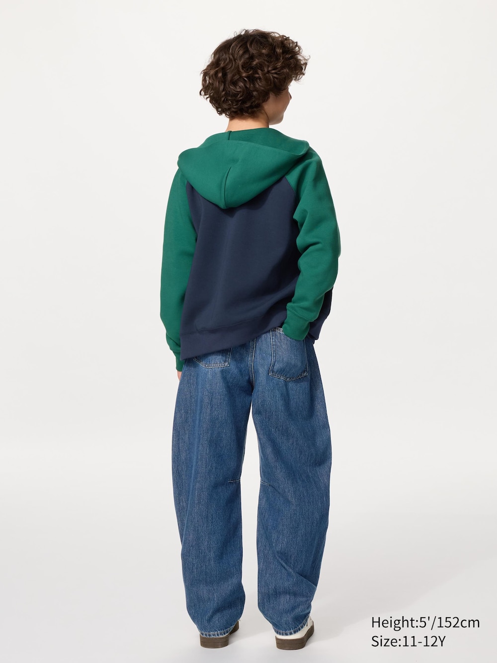 Детские джинсы Uniqlo Barrel Leg Jeans Zip-Fly — фото 3