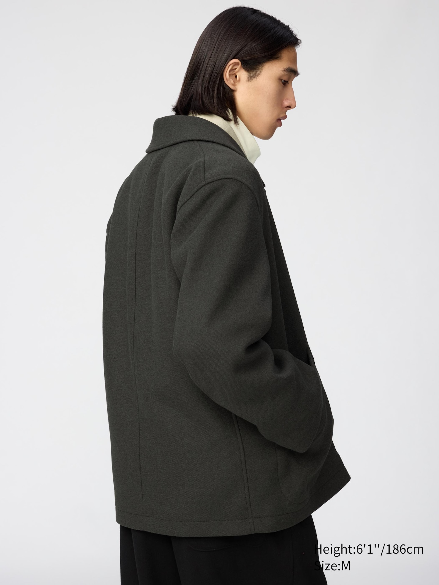 Куртки Uniqlo Wool Blend Short Coat — фото 3