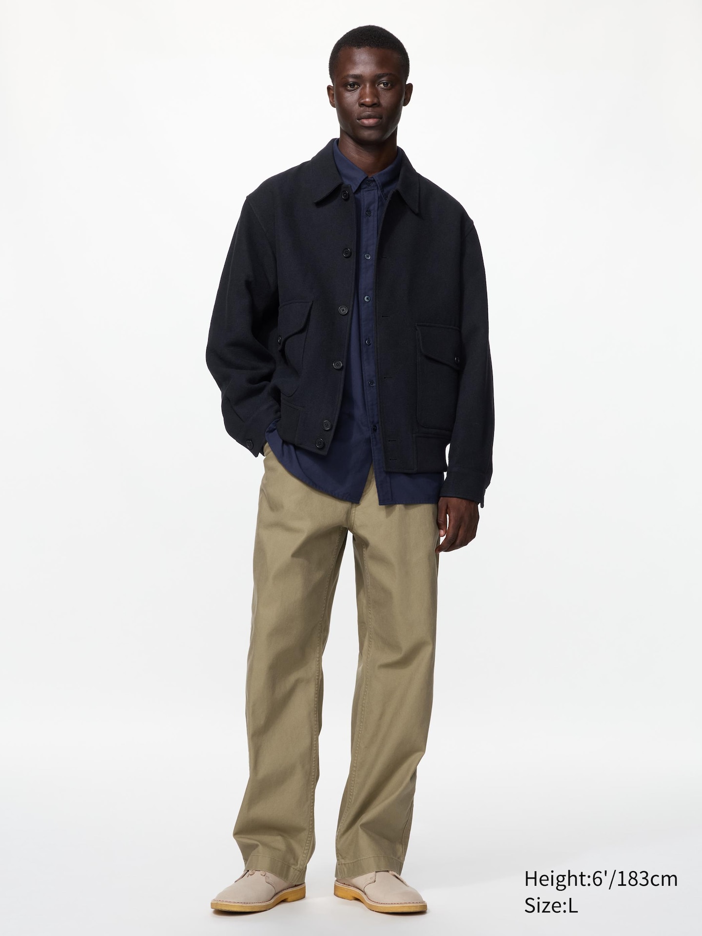 Куртки Uniqlo Short Blouson, цвет: Серый — фото 2