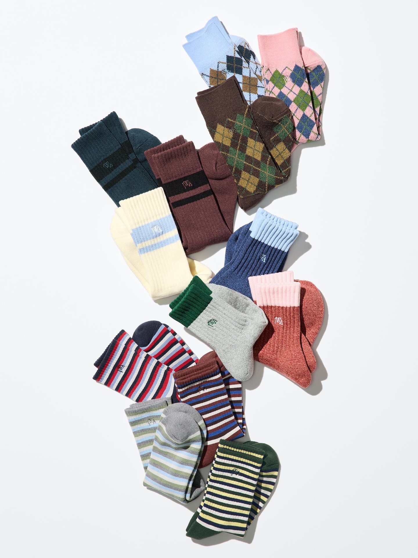Носки Heattech Pile, с подкладкой — Uniqlo, цвет: Синий — фото 2