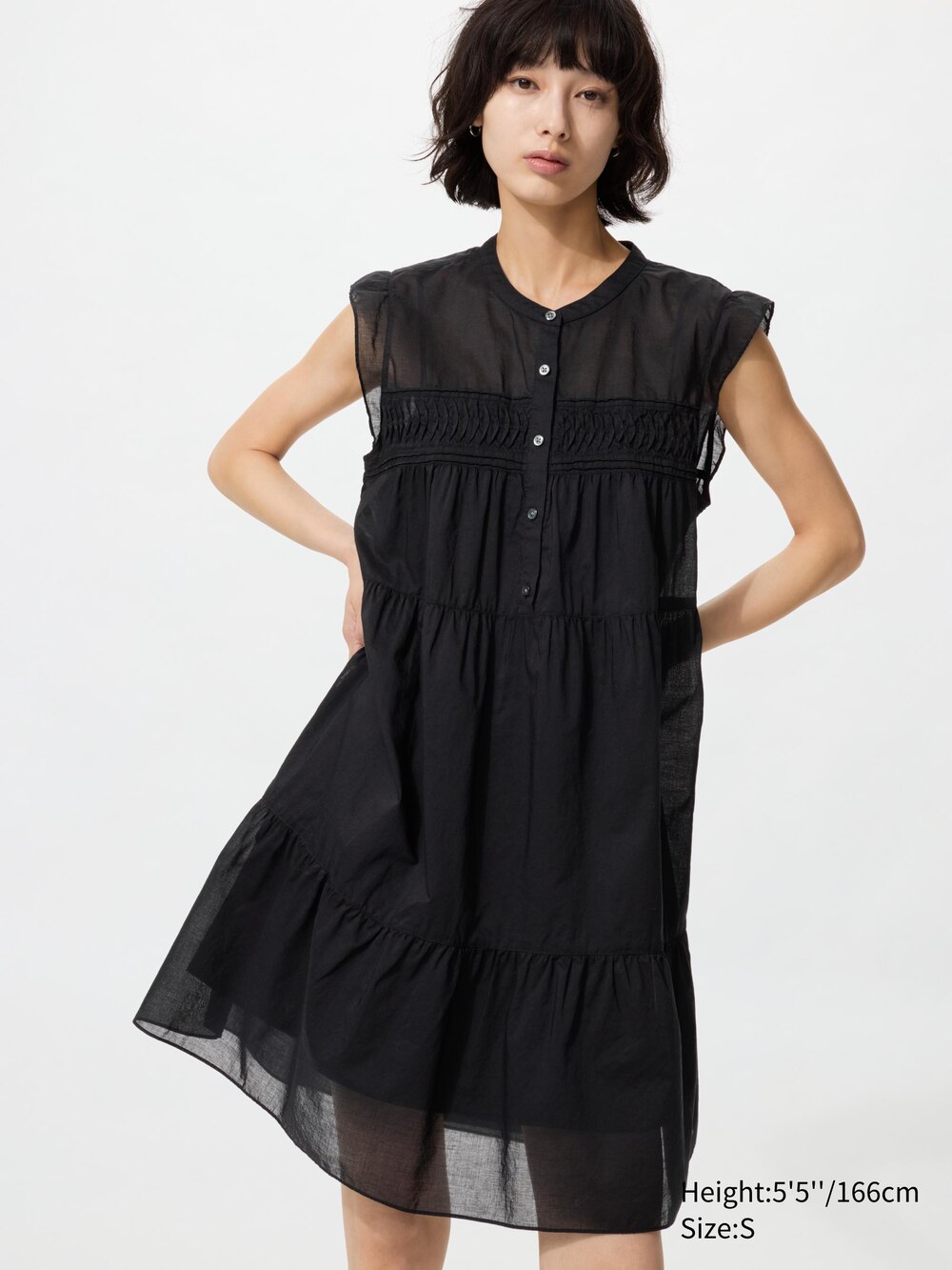 Light Cotton Tiered Dress