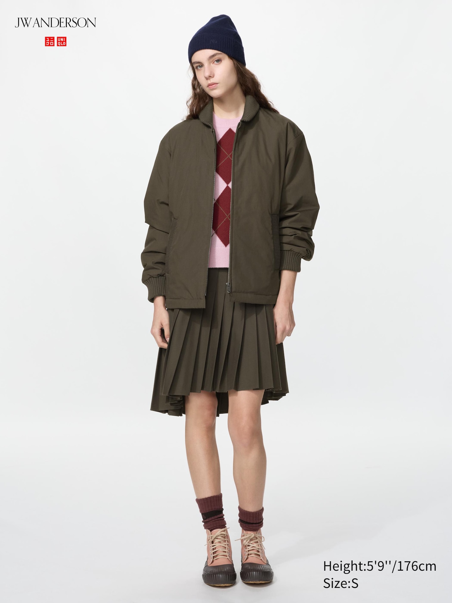 Куртки Uniqlo Ribbed Blouson, цвет: Чёрный — фото 4