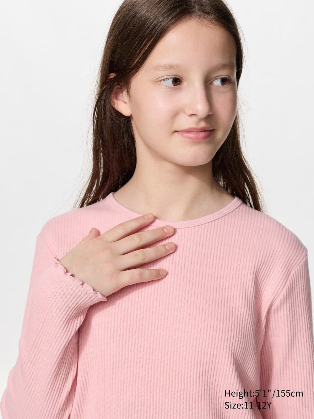 Uniqlo Ribbed T-Shirt | Long Sleeve — фото 4