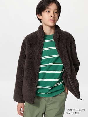 Fluffy Yarn Fleece Full-Zip Jacket