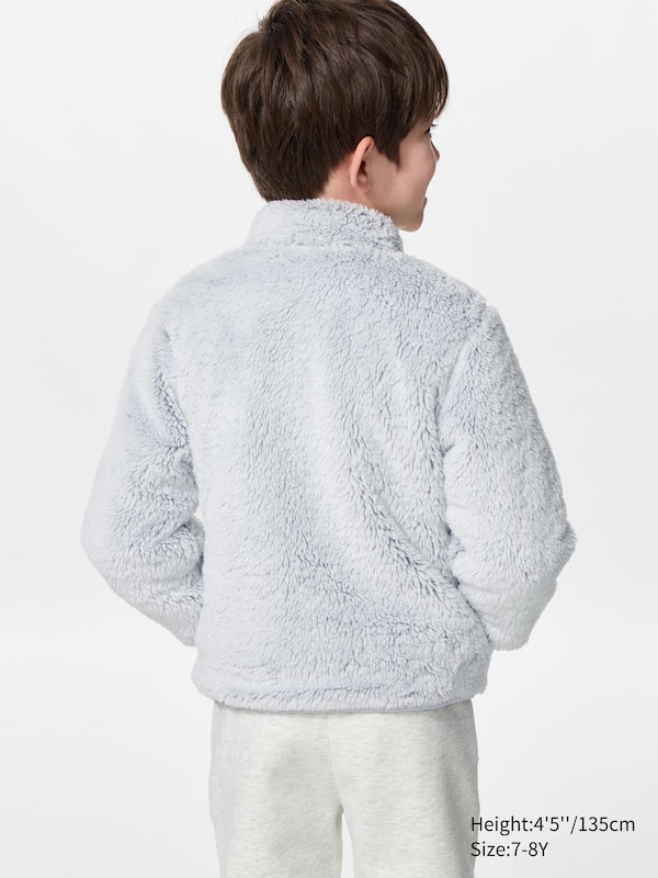 Fluffy Yarn Fleece Full-Zip Jacket