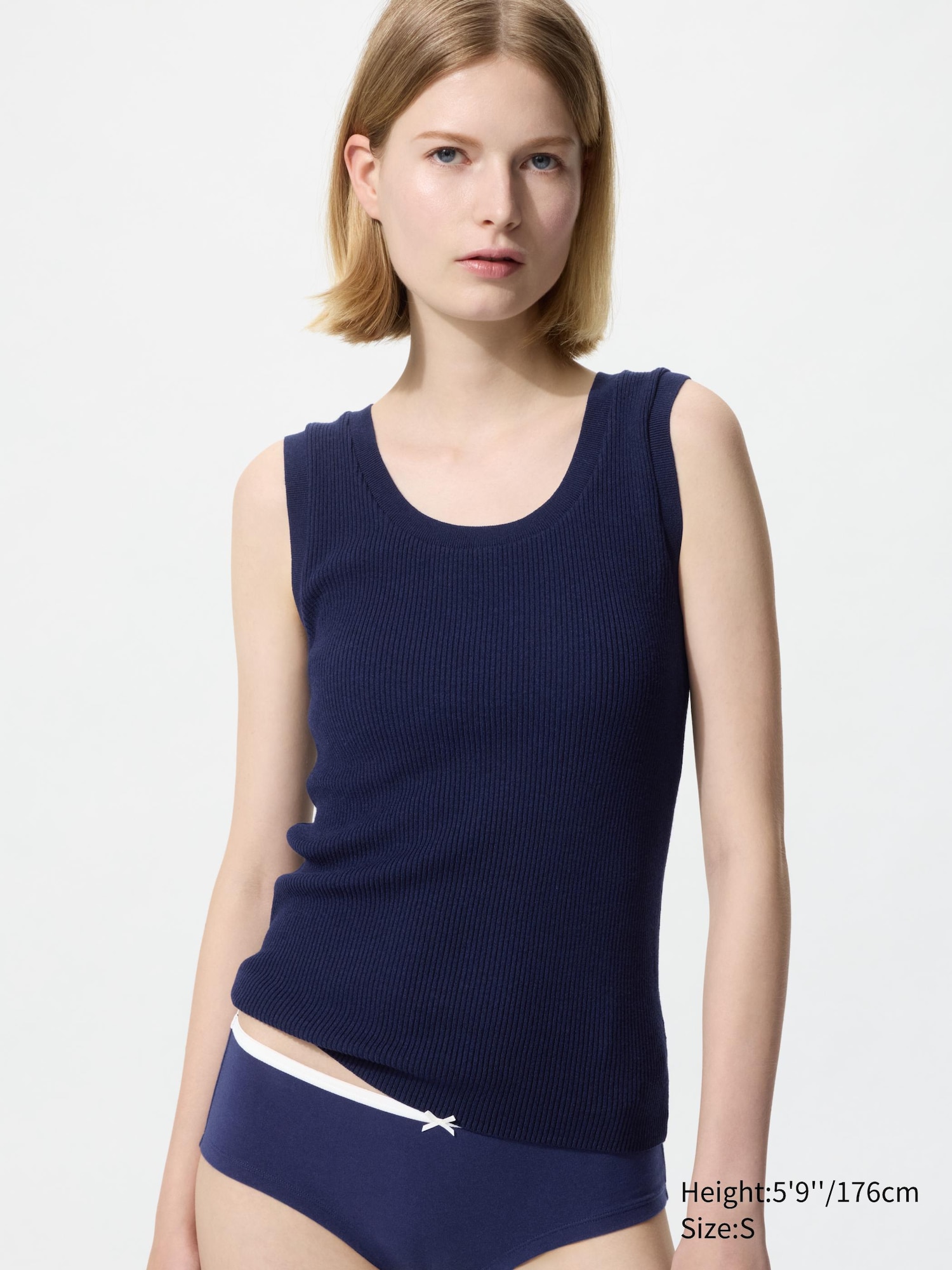 Washable Knit Bra Top – NAVY / M