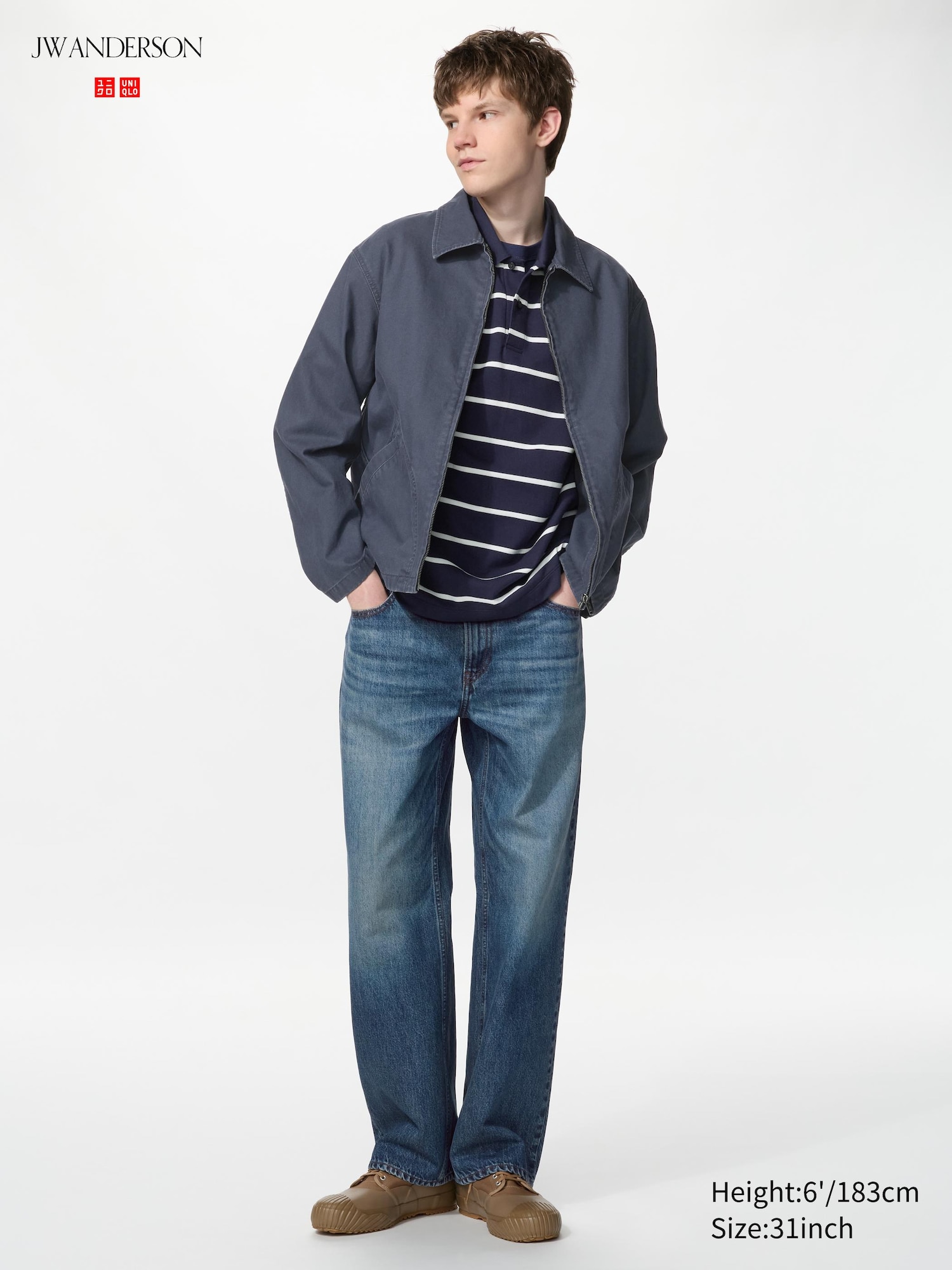 sui　メンズ　GB XL Men's Straight Jeans | UNIQLO US