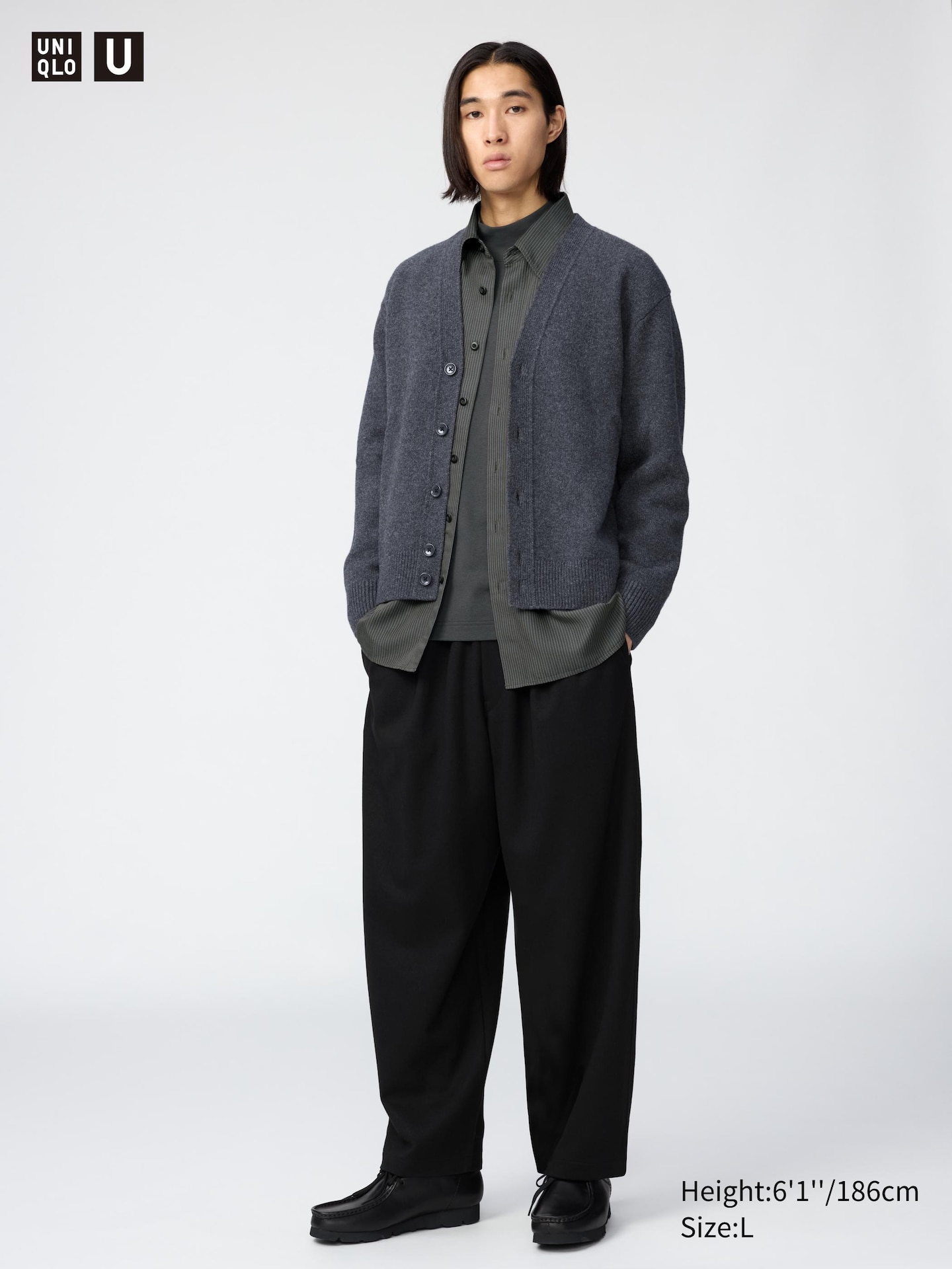 Брюки Uniqlo Brushed Jersey Wide Pants