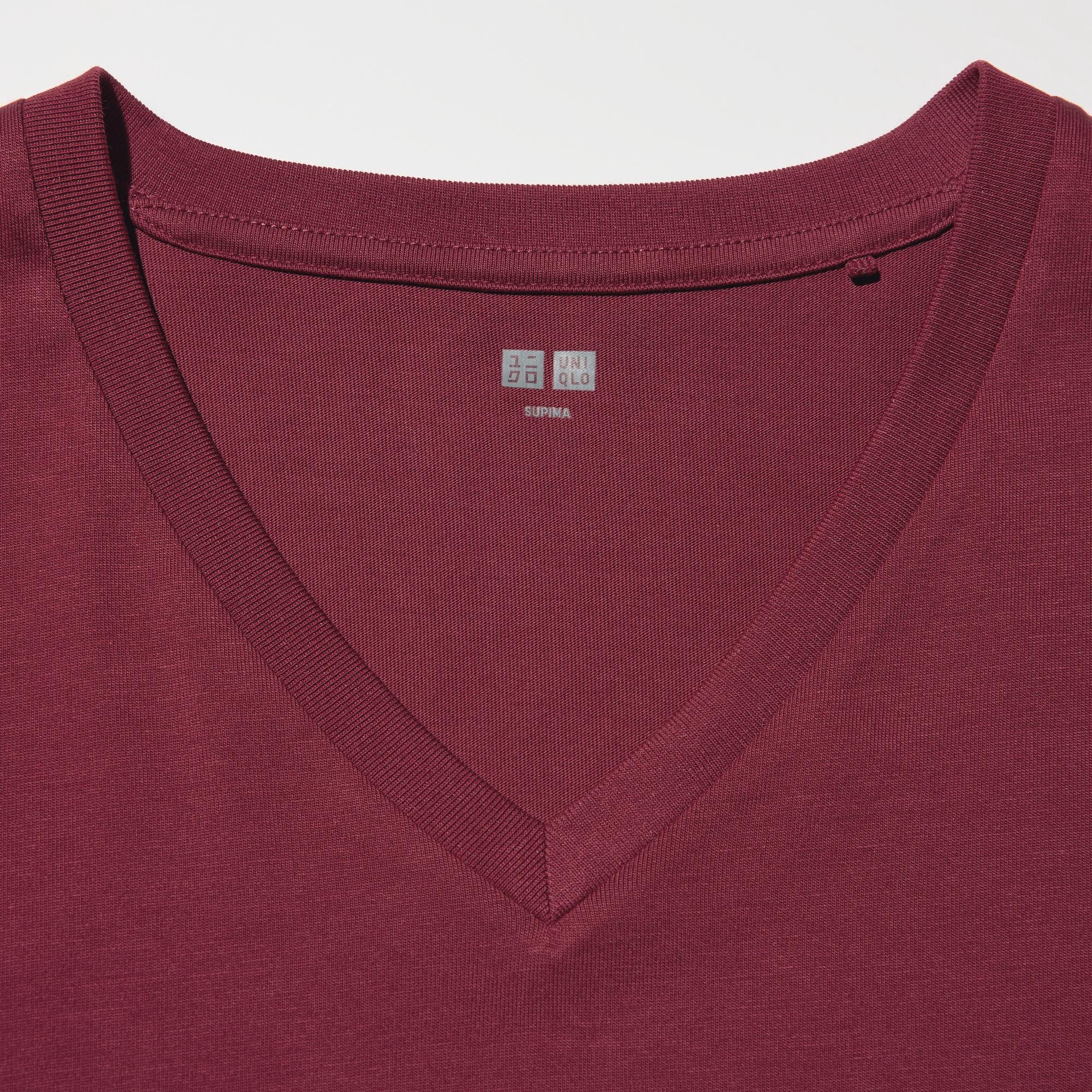 Supima® Cotton V-Neck T-Shirt in White