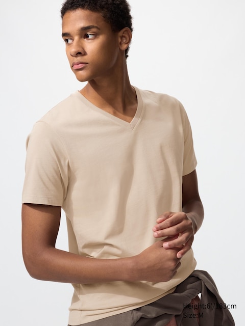 Uniqlo SUPIMA® Cotton V-Neck T-Shirt