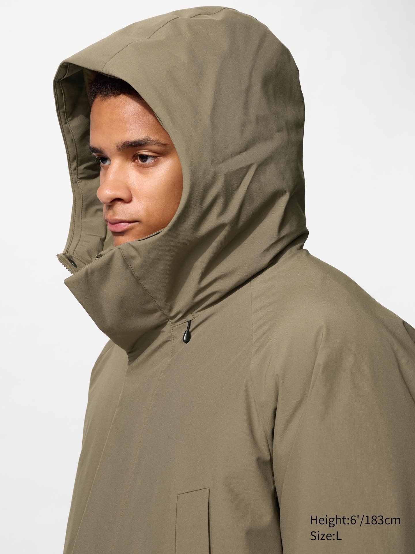 Мужское пальто Uniqlo Ultra Warm Down Coat, цвет: Чёрный — фото 3