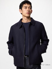 Single Collar Short Blouson
