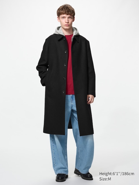Мужские куртки Uniqlo Balmacaan Coat