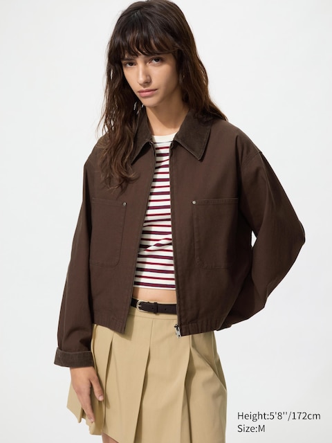 Uniqlo Zip-Up Short Jacket