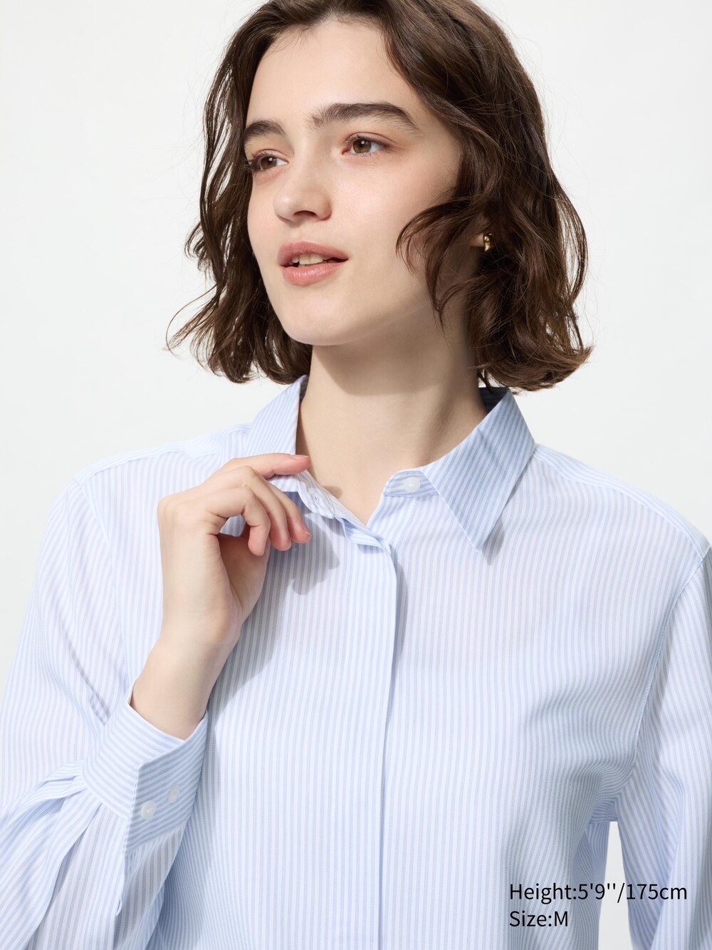 Uniqlo Rayon Blouse | Striped — фото 3