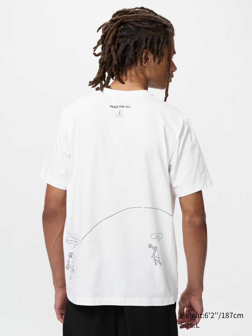 Uniqlo PEACE FOR ALL Graphic T-Shirt | Hideki Kuriyama — фото 2