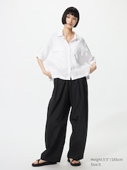 Cotton Volume Easy Pants