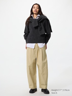 Cotton Volume Easy Pants