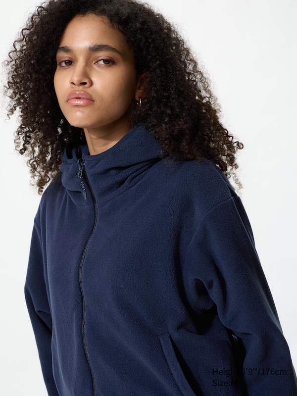 Windproof Fleece Reversible Full-Zip Hoodie