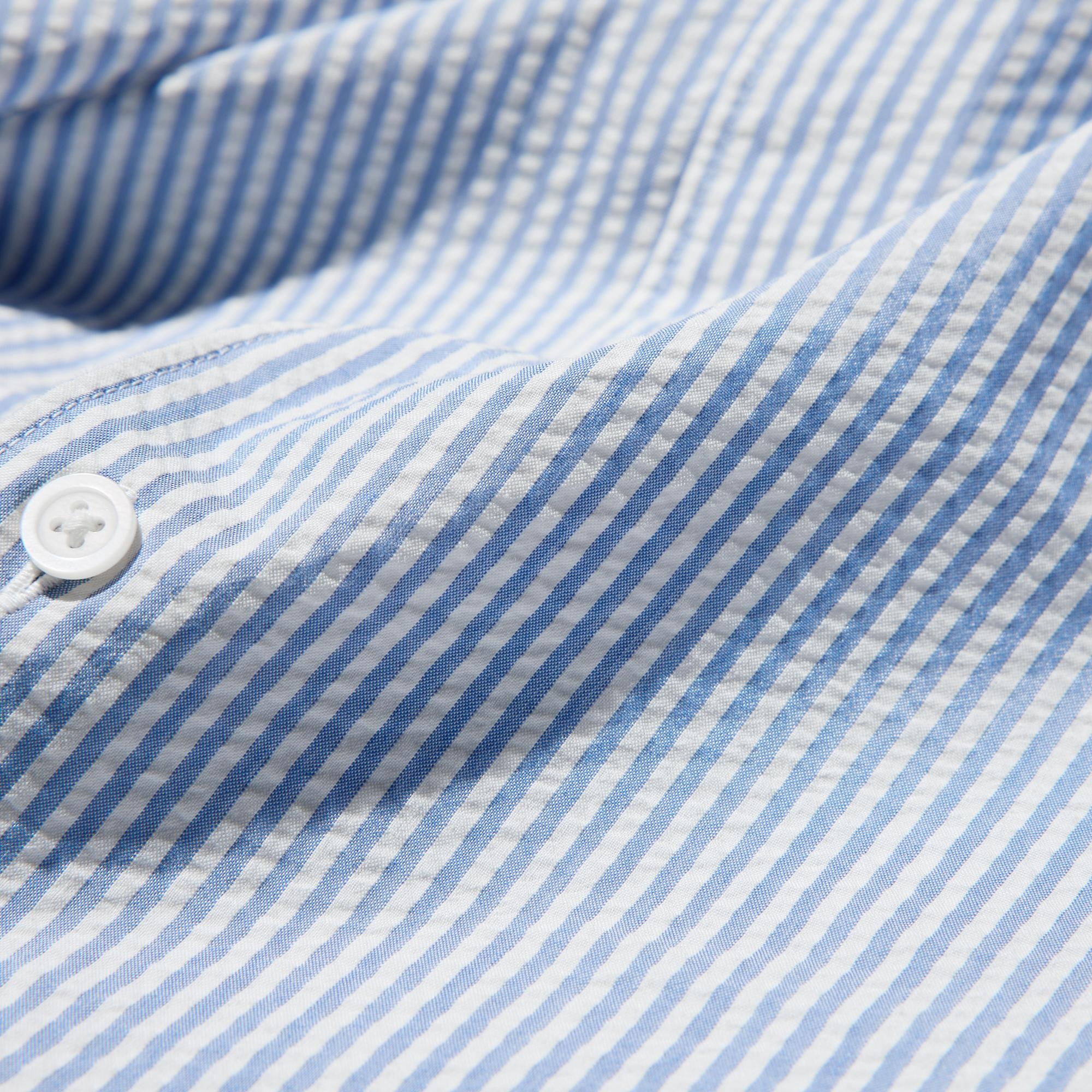 Unisex Seersucker Shirt | Short Sleeve | Striped | UNIQLO US