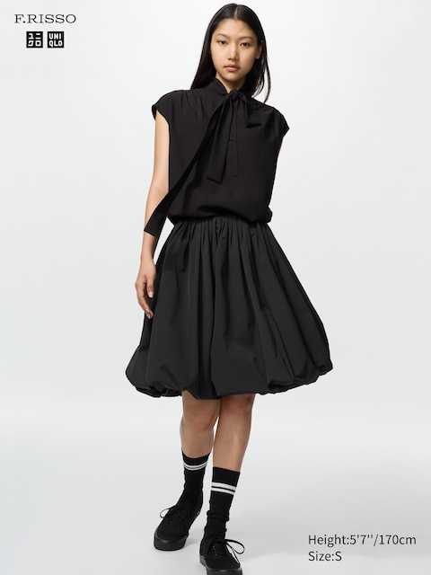 Uniqlo Balloon Gather Midi Skirt
