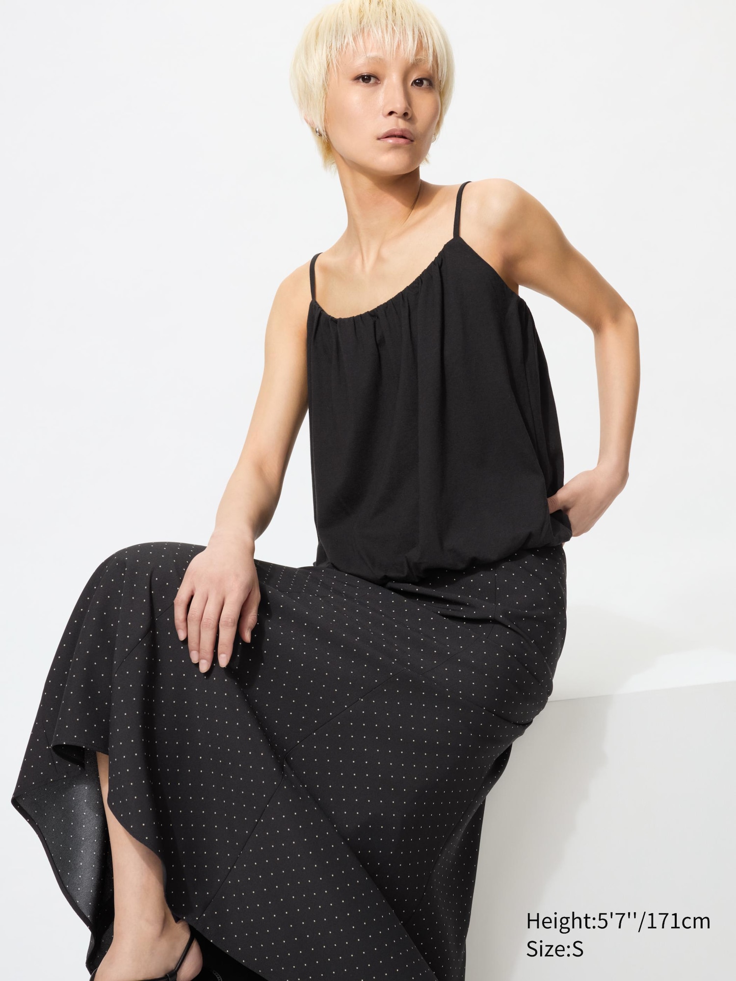 新品未使用☆Tuck Balloon Camisole Women's Balloon Gathered Camisole | UNIQLO US