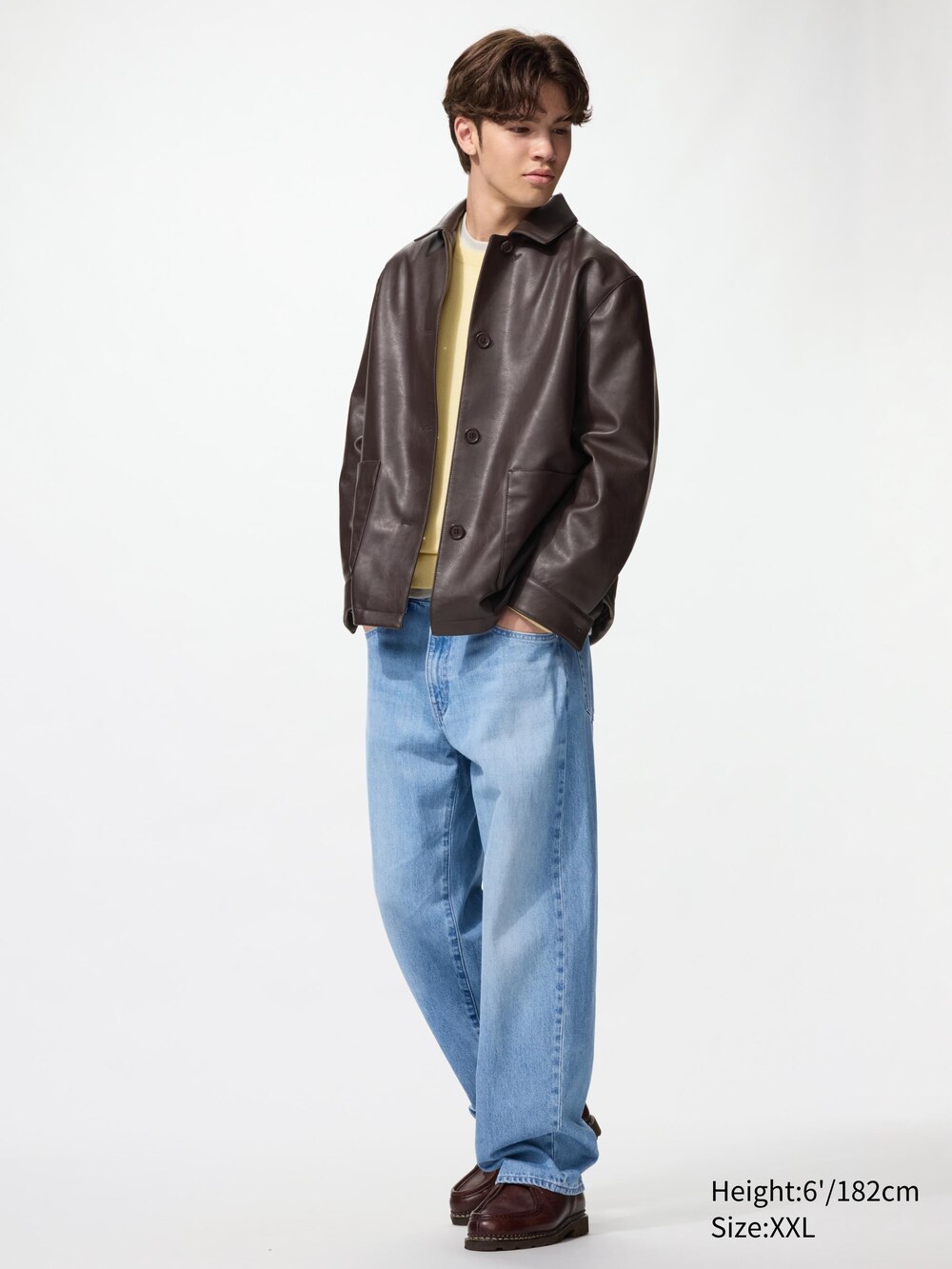 Женские куртки Uniqlo Coated Relaxed Shirt Jacket — фото 5