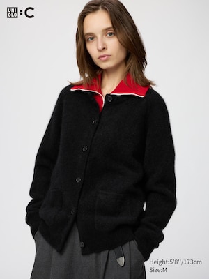 Fluffy Cashmere Relaxed Cardigan