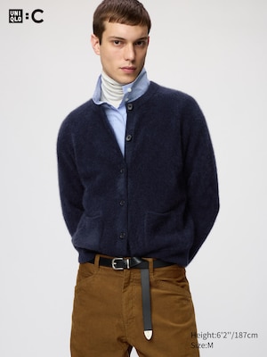Fluffy Cashmere Relaxed Cardigan