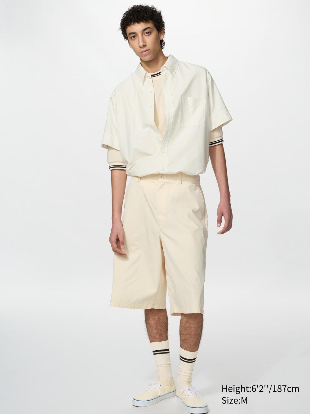 Uniqlo Oxford Oversized Shirt | Short Sleeve — фото 2