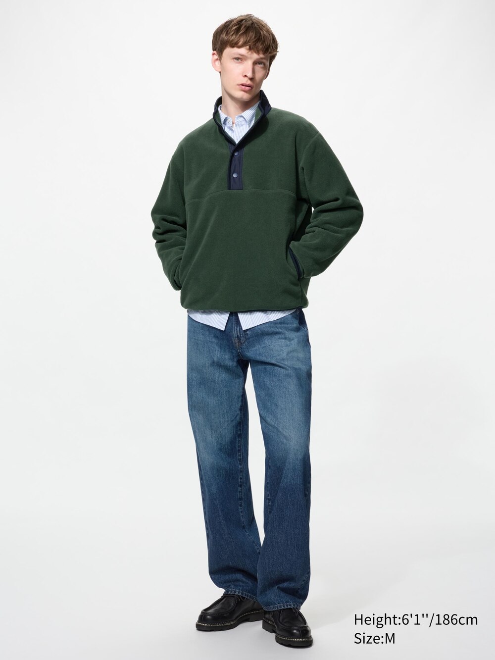 Свитеры Uniqlo Fleece Button-Up Pullover — фото 2