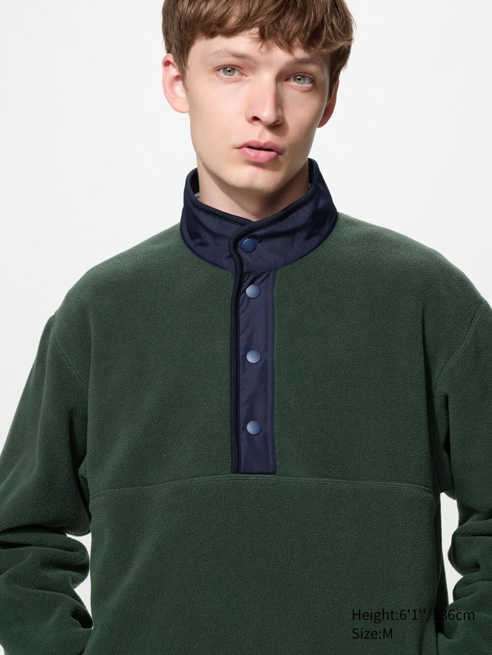 Свитеры Uniqlo Fleece Button-Up Pullover — фото 3