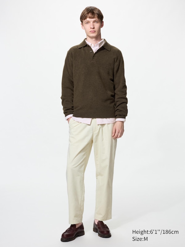 Souffle Yarn Polo Sweater