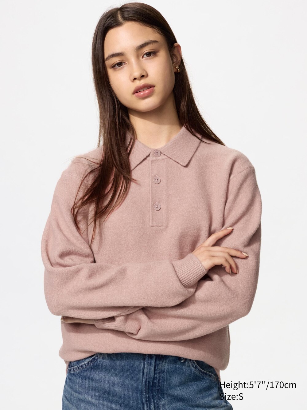 Свитеры Uniqlo Souffle Yarn Polo Sweater — фото 3