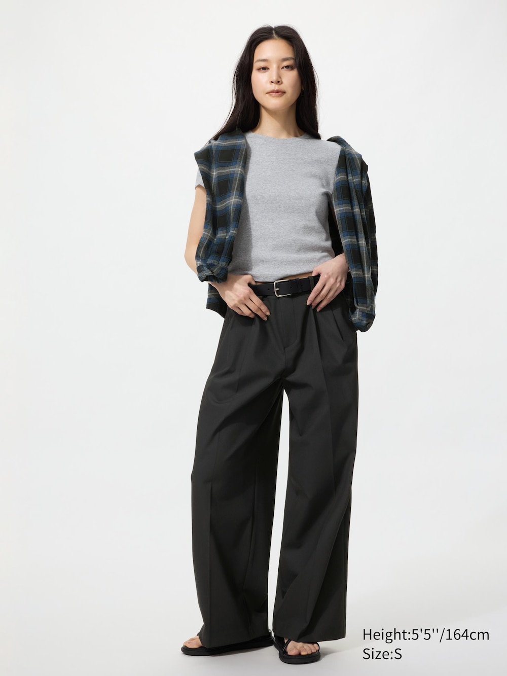 Uniqlo Smart Wide Straight Pants