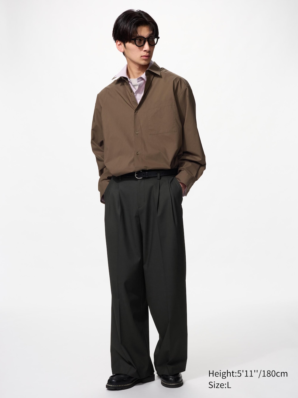 Uniqlo Smart Wide Straight Pants — фото 3