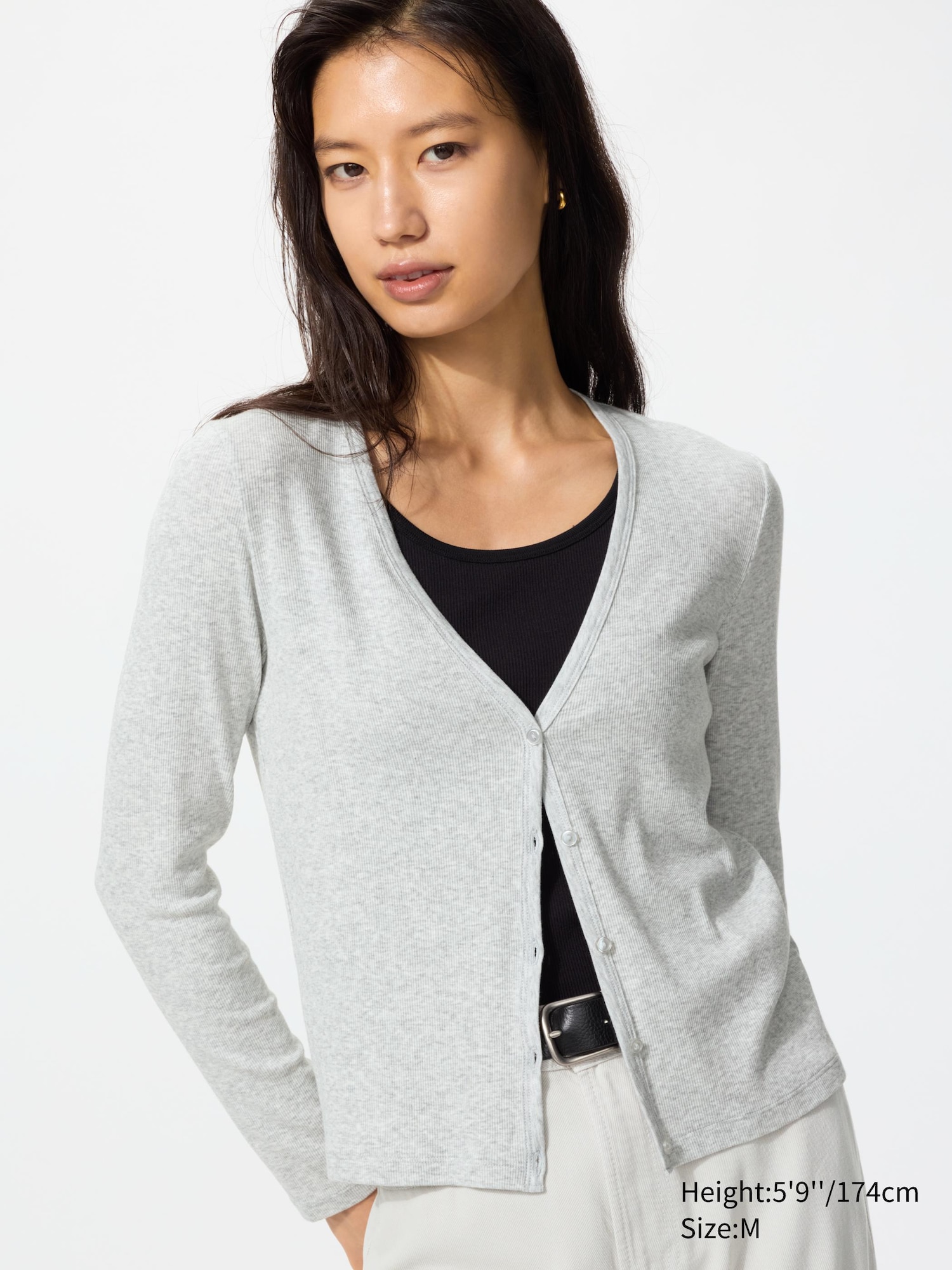 Women's Ribbed V-Neck Cardigan | UNIQLO US