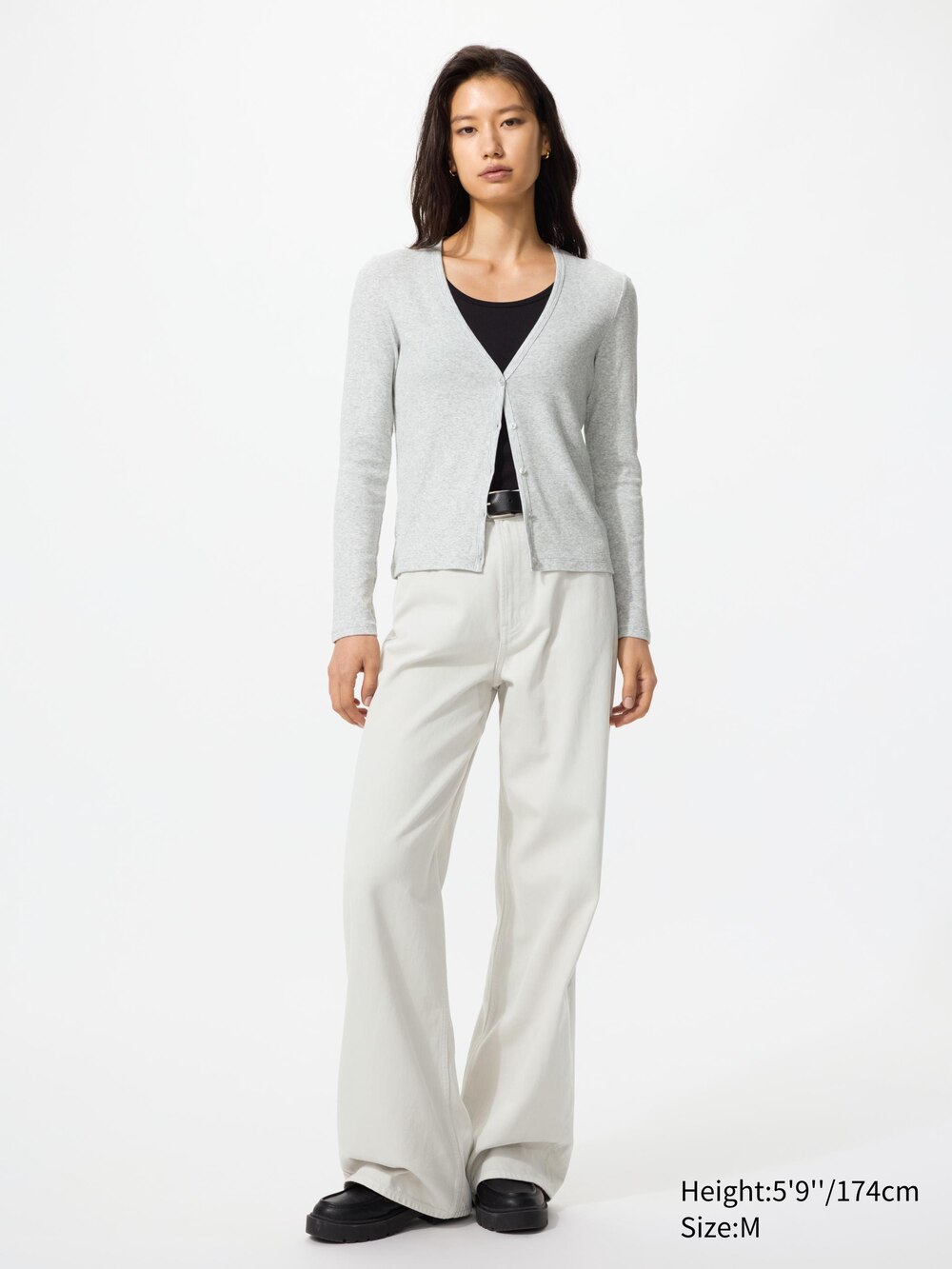 Uniqlo Ribbed V-Neck Cardigan — фото 2