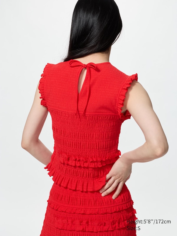 Shirring Top | Sleeveless