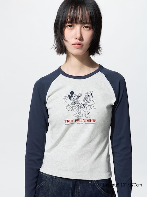Uniqlo Mickey＆Friends UT Graphic Mini T-Shirt | Long Sleeve