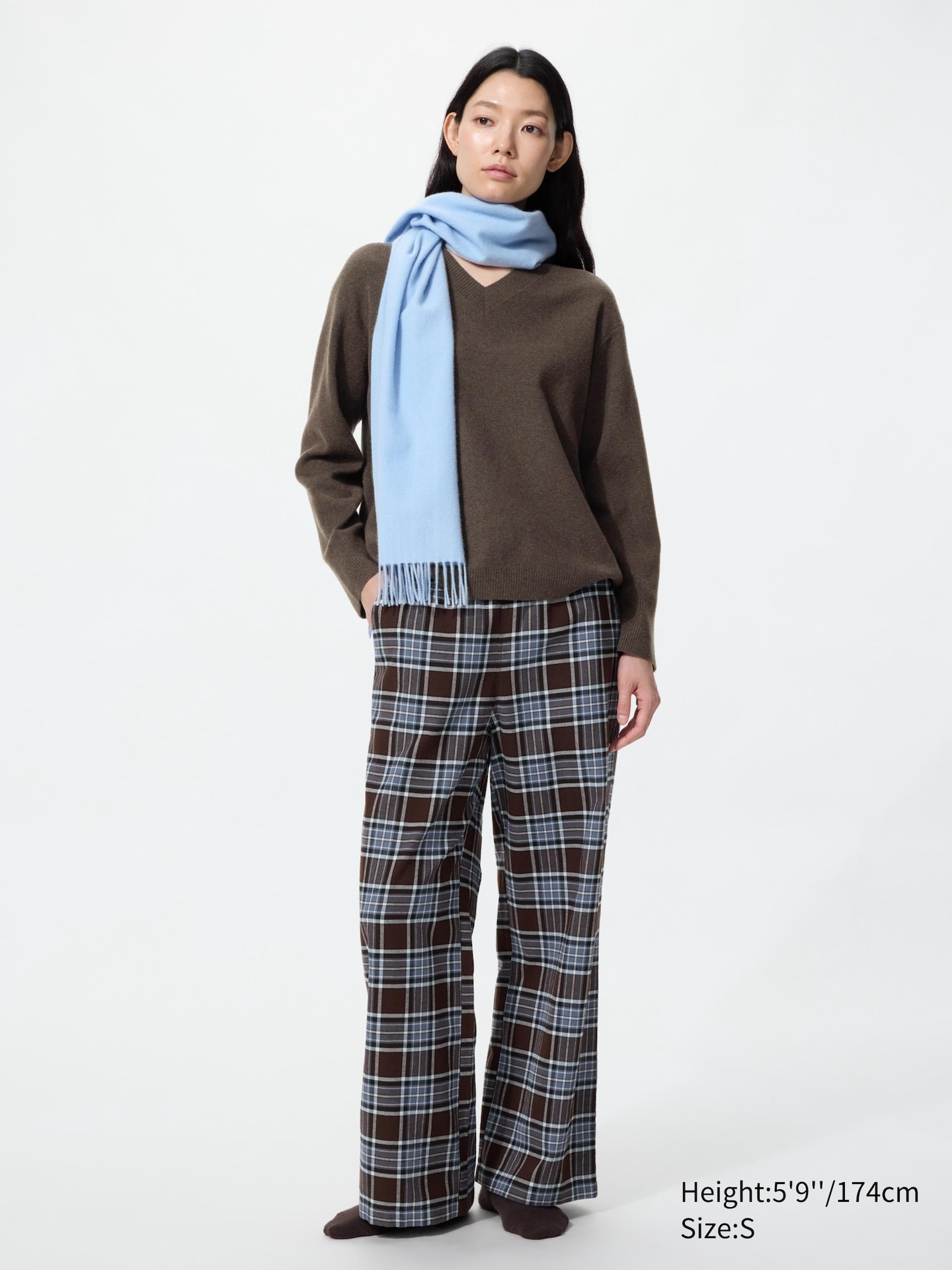 Женские брюки Uniqlo Flannel Easy Pants