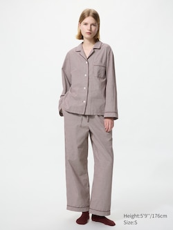 Cotton Pajamas | Long Sleeve | Gingham Check