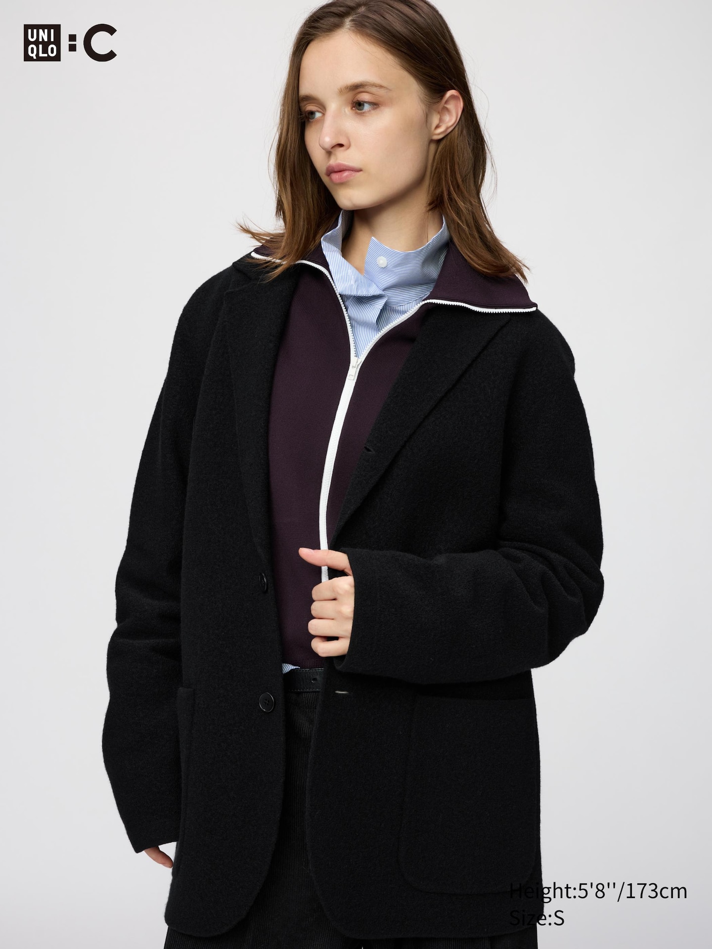 Куртка Uniqlo Knitted, цвет: Чёрный — фото 3