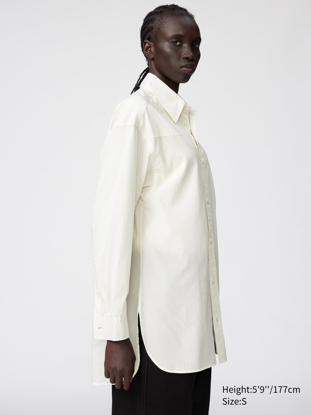 Женские рубашки Uniqlo Long Shirt — фото 4