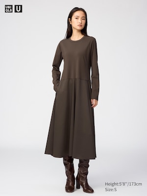 Satin Combination Dress