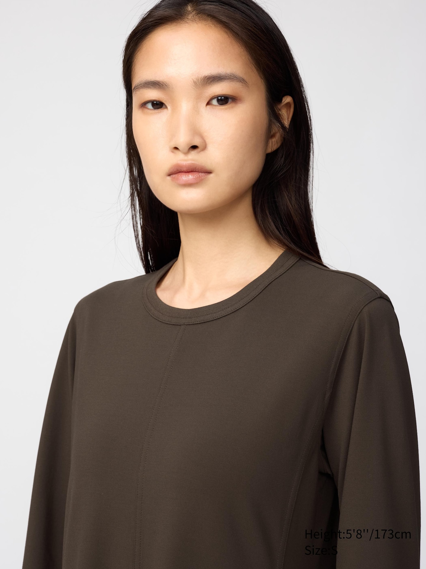 Женские платья Uniqlo Satin Combination Dress — фото 4