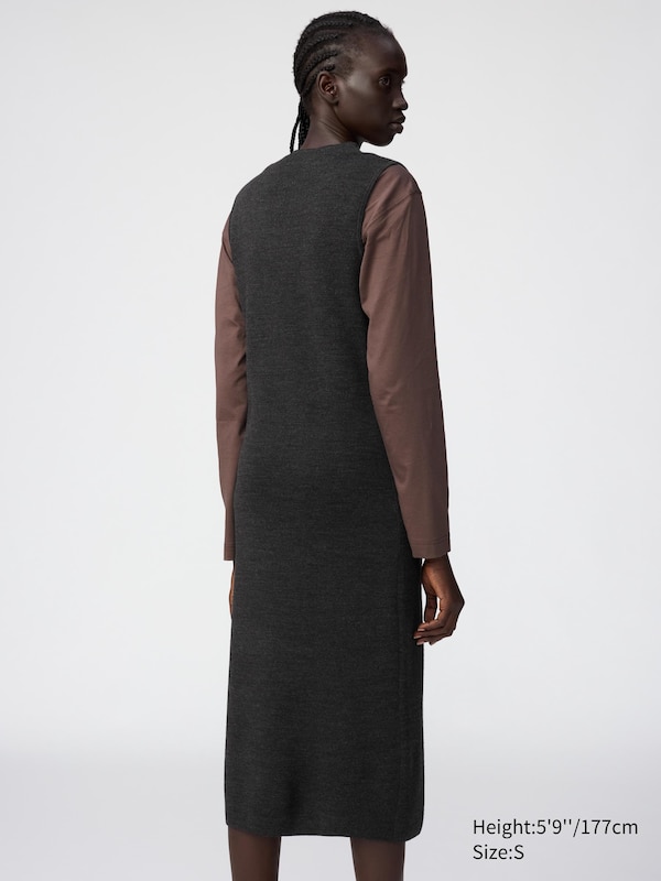Double Face Knit Sleeveless Dress